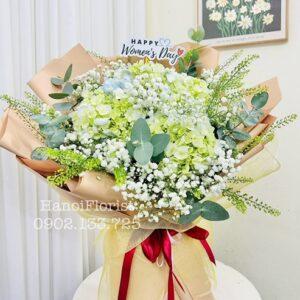 Bó hoa cẩm tú cầu tặng sinh nhật, chúc mừng tốt nghiệp