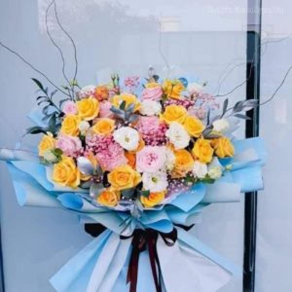 Bó hoa hồng vàng BNB544